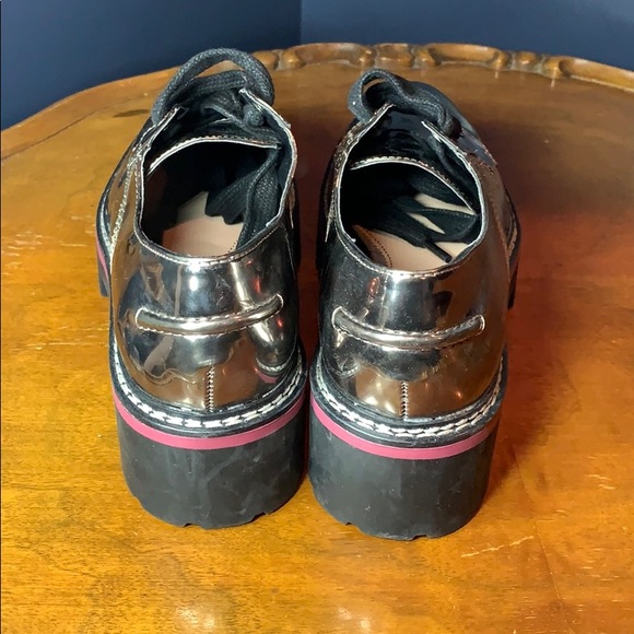 Zara Woman metallic brogues - size 39 - Picture 6 of 6
